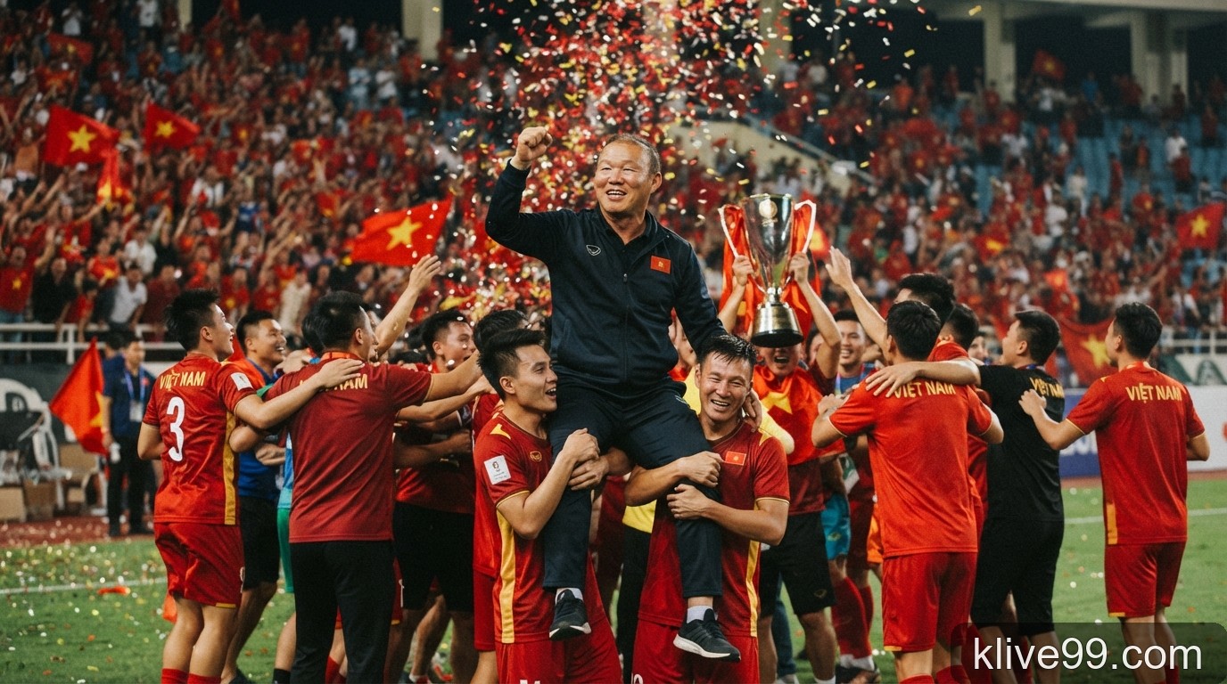 Việt Nam bảo vệ thành công ngôi vương ASEAN Cup: HLV Kim Sang-sik và hành trình lịch sử