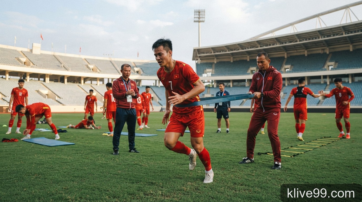 Bán kết lượt về ASEAN Cup 2026: HLV Kim Sang-sik và bài toán thể lực trước ngưỡng cửa chung kết - 2